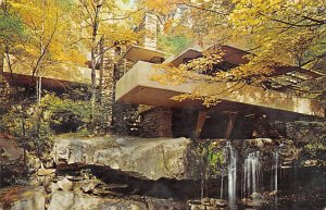 Frank Lloyd Wright for Edgar J Kaufman in 1936 Pittsburgh, PA USA Landmark Wr...