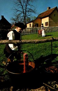 North Carolina Winston Salem Old Salem Wool Dyeing Demonstration