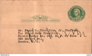 US Postal stationery to Camden NJ