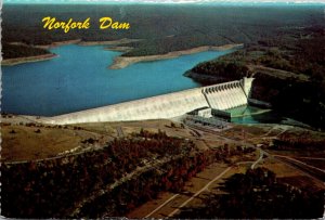 Arkansas Aerial View Of Norfork Dam and Lake Near Mountain Home