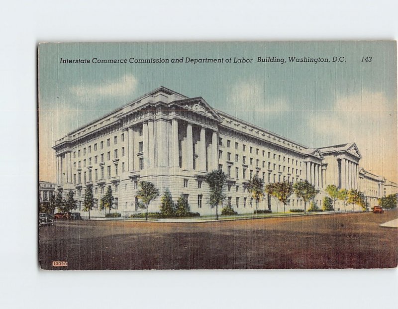 Postcard Interstate Commerce Commission and Department of Labor Building, D. C.