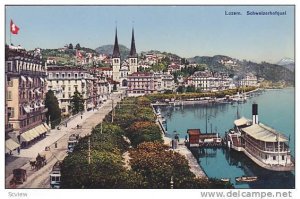 Lucerne , Schweizerhofquai , Switzerland, 00-10s