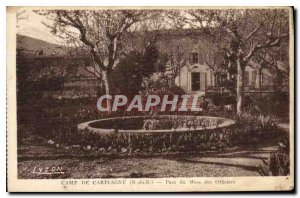 Old Postcard Camp Carpiagne B of R Park Officers Mess