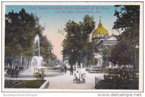 Logan Square Showing Roman Catholic Cathedral Of St Peter and St Paul Philade...