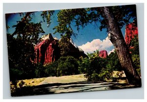 Vintage 1960's Postcard Highway to Zion National Park Southern Utah
