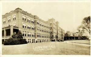 PC CPA US, CONN, MILFORD, LAURALTON HALL, Vintage REAL PHOTO Postcard (b17111)