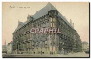 Belgie Belgium Old Postcard Ghent L & # City 39hotel