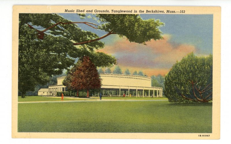 MA - Berkshires. Tanglewood, Music Shed & Grounds