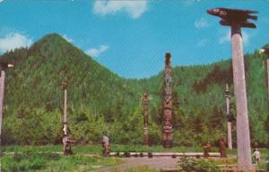 Alaska Ketchikan Totem Poles In Saxman Park