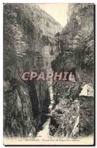 Postcard Royan Old Tunnel in the Gorges de la Bourne