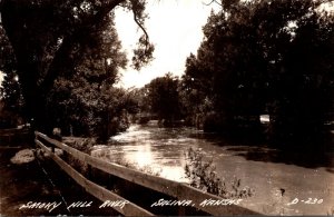 Kansas Salina Scene Along Smoky Hill River 1943 Real Photo