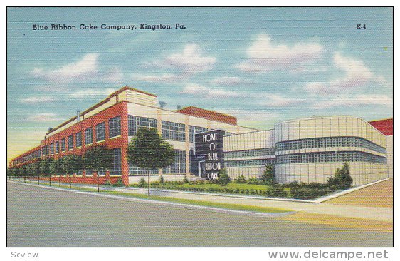 Blue Ribbon Cake Company, KINGSTON, Pennsylvania, 30-40s