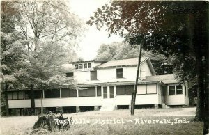 IN, Rivervale, Indiana, Rush Haven, RPPC