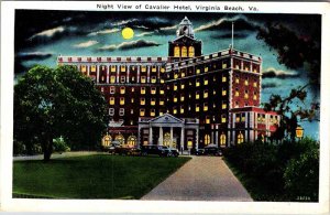 Postcard HOTEL SCENE Virginia Beach Virginia VA AM6001