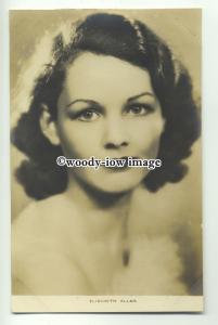 b3341 - Film Actress - Elizabeth Allan - postcard by Film Weekly