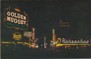 Nevada Las Vegas Fremont Street At Night