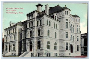 c1910 Custom House and Post Office Chattanooga Tennessee TN Antique Postcard