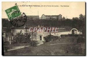 Old Postcard The Mount Valerien Fort Taken from La Ferme des Landes Vue Generale