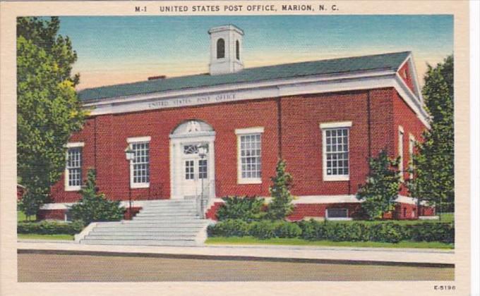 North Carolina Marion Post Office