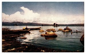 VTG Moro Vintas on Beautiful Lake Linao, Mindanao, Philippines, Postcard