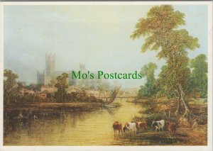 Cambridgeshire Postcard -Ely Cathedral,Reproduction of an Oil Painting RR11084