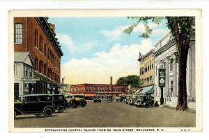 NH - Rochester. Approaching Central Square from South Main Street