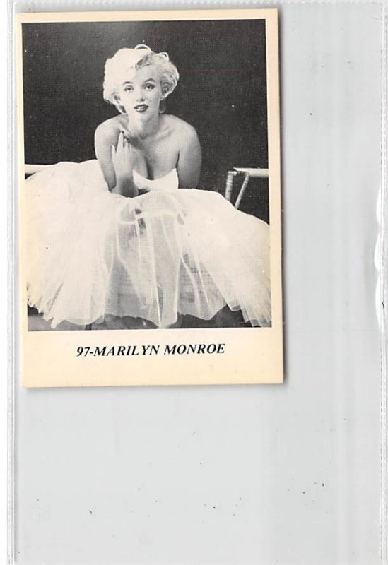 Marilyn Monroe non postcard backing, smaller size then Movie Related Smaller ...