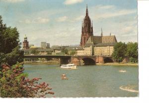 Postal 028533 : Frankfurt Am Main, St. Bartholomäus, Mainpanorama mit Pauls...
