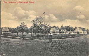 Beachwood ME The Homestead Water Fountain 1916 Postcard