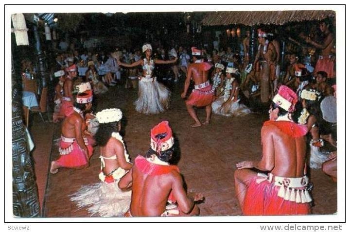 Hotel Taaone's Tahitian Dance, Tahiti, Oceania, 1940-1960s