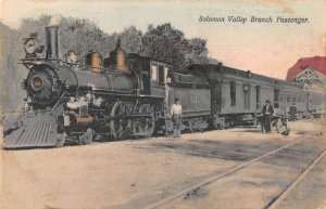 Solomon Valley Kansas Branch Passenger Depot Train Station Postcard AA34662