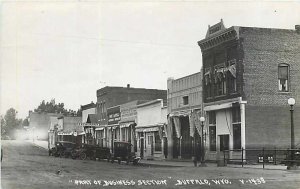 WY, Buffalo, Wyoming, RPPC, Business Section Stores, Bison Theatre, No V-1438