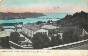 Vintage Postcard Bird's Eye View Minnesota State Prison Stillwater MN