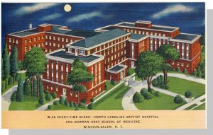 Winston-Salem,North Carolina/NC Postcard,Hospital,Near Mint!