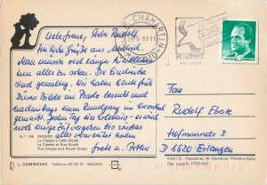 Postcard Spain Madrid city view