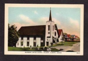 AB ALBERTA CANADA Scarboro United Church CALGARY Carte Postale Postcard-