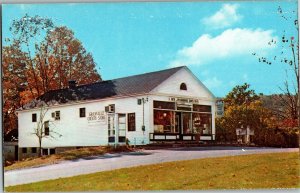 Granville Country Store MA Home of Granville Cheese Vintage Postcard A17