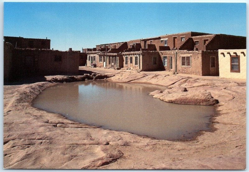 Postcard - One Of The Rain Waterholes - Acoma Pueblo, New Mexico