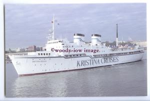 LN0599 - Kristina Cruises Liner - Kristina Regina  built 1960 ex Bore -postcard