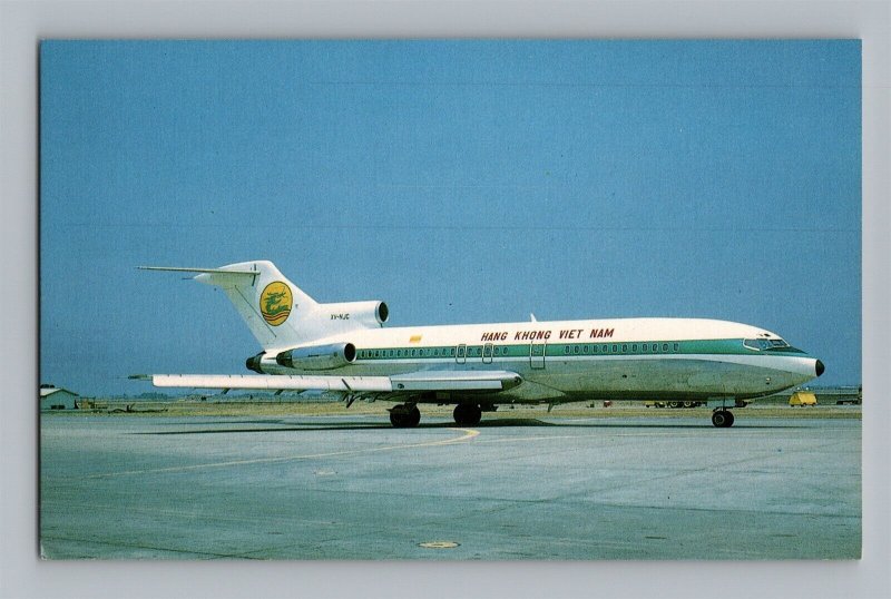 Aviation Airplane Postcard Hang Khong Air Vietnam Airlines Boeing 727 W5