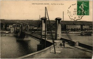 CPA Neuville-sur-Saone - Le Pont et le Quai (1036363)