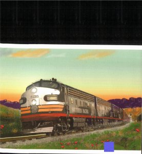 Best Color Scheme Ever,  the Southern Pacific Spider, Gallery Quality Postcard