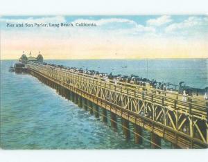 Unused Divided-Back PIER AND SUN PARLOR Long Beach - Los Angeles CA d4341