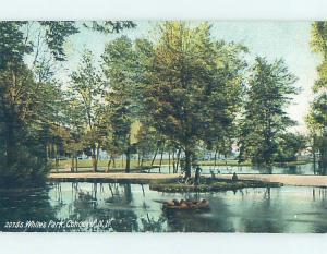 Unused Divided-Back PARK SCENE Concord New Hampshire NH H2623