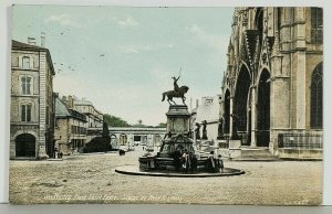 NANCY Place Saint Epvre, Statue de Rene II  c1907 Postcard K12