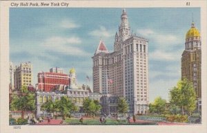 New York City Hall Park