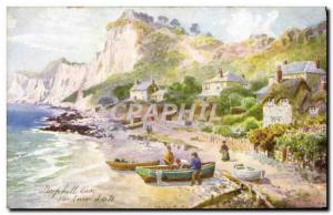 Old Postcard Shephill Cove Ventner Isle of Wight