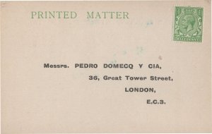 Domecq Sherry Sample Request London Old Advertising Postcard