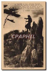 Old Postcard Brittany Ioan Vraz The sorcerer