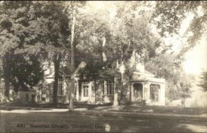 Cornwall CT Memorial Library c1920s-30s Real Photo Postcard